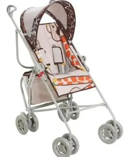 Carrinho de passeio bebê guarda chuva Galzerano