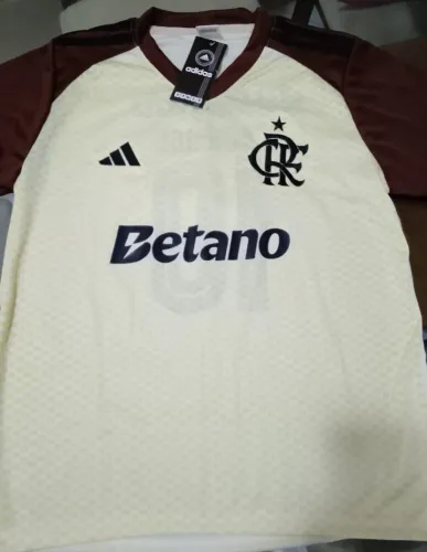 Camisa do flamengo bege