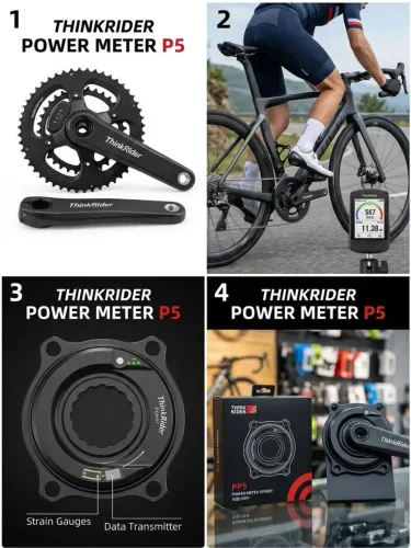 Medidor de potência thinkraider P5 para bicicleta