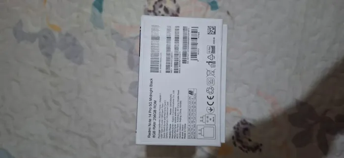 Redmi Note 14 Pro 5G Midnigth Black 8Gb Ram/ 256 GB ROM