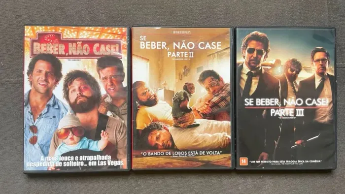 DVD Trilogia Se Beber Não Case