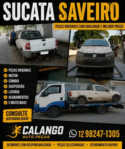 SUCATA SAVEIRO PRA VENDA DE PEÇAS.