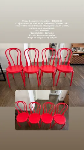 CADEIRAS VERMELHAS