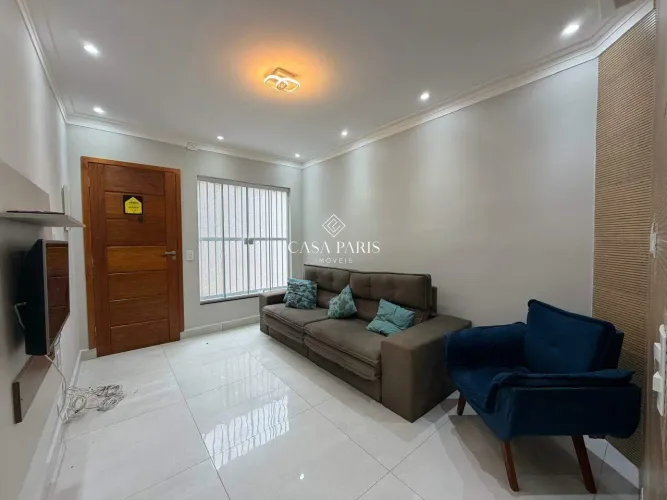 Sobrado de Condomínio à venda no Boqueirão, Praia Grande 3 dorms (1 suíte) c/ varanda gou