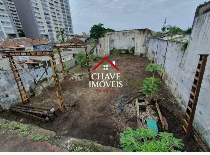 Terreno à venda, 1560 m² por R$ 6.205.000,00 - Vila Matias - Santos/SP
