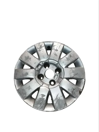 Roda De Liga Leve Aro 15 4 Furos Citroen E Peugeot Cinza