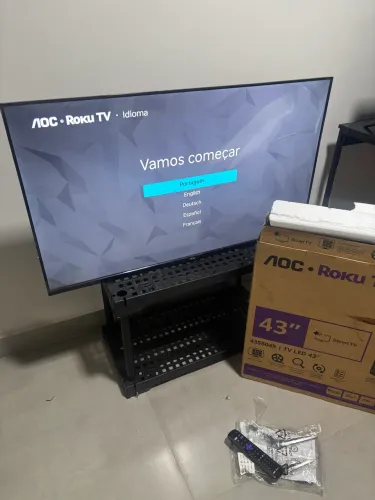Smart TV 43 | Ainda no plástico | Caixa e nota fiscal
