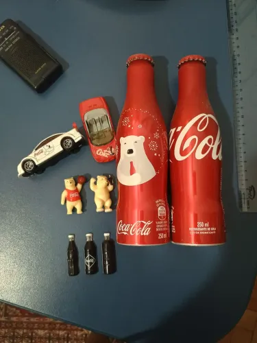 9 itens colecionáveis Coca-Cola- aceito proposta