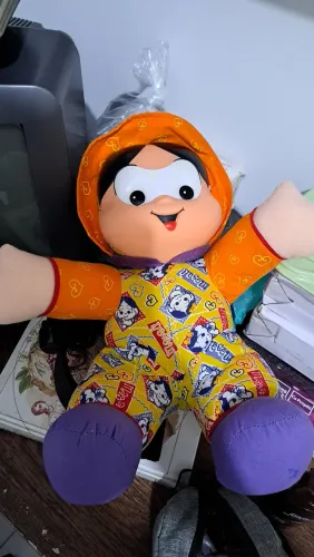 Boneca Magali retrô turma da Mônica pelúcia 