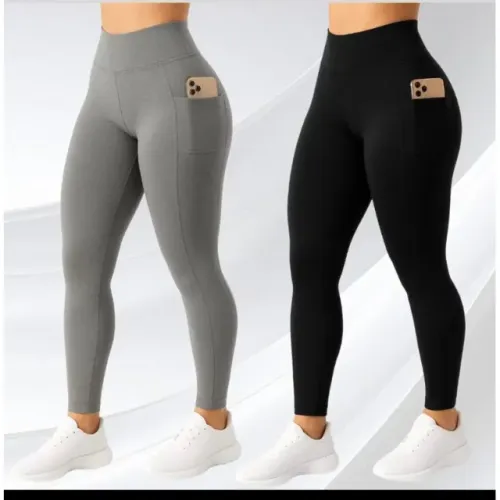 Calça Legging Fitness com Bolso | Conforto para Academia e Dia a Dia