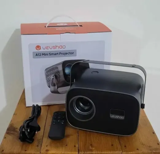 Projetor Vevshao A12 Suporte 4k 350 Ansi