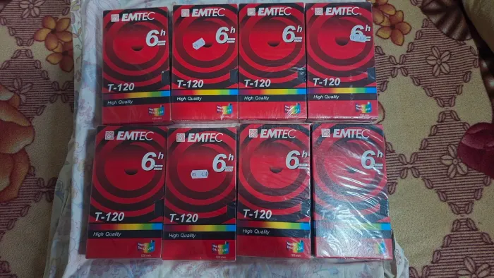 Lote Fita VHS Emtec Lacradas