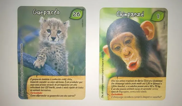 2 Cards Fandangos da Coleção Animal Planet 2009
