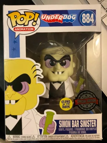 Funko Pop Underdog Simon Bar Sinister 884 Special Edition