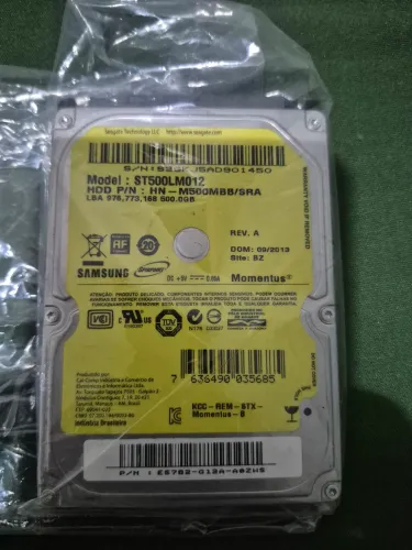 HD SATA SMASUNG 500Gb 2,5"