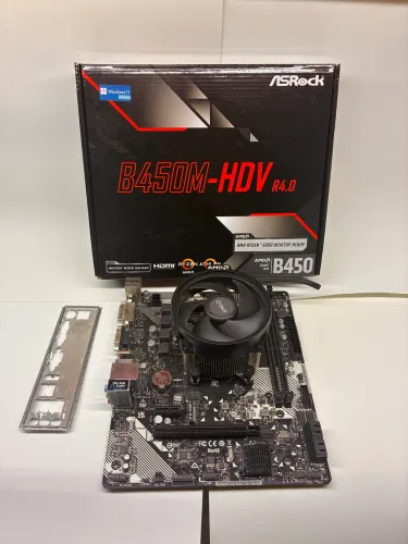 Kit B450M-HDV R.4 e Ryzen 3 Pro 2200G