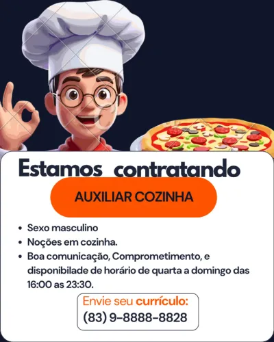 AUXILIAR DE COZINHA