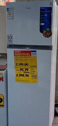 Geladeira Midea defrof "semi nova"