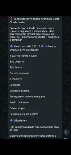 Localização privilegiada cidade jardim 