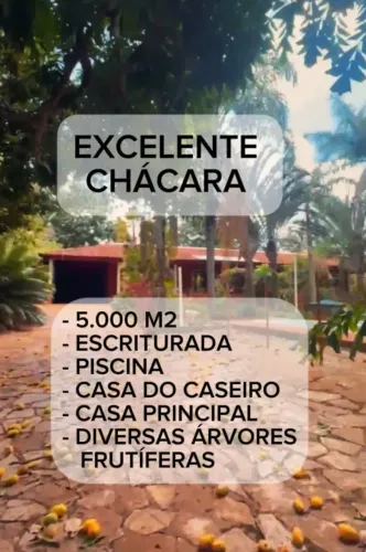 Chácara incrível com aprox. 5.000m²  um verdadeiro pomar particular