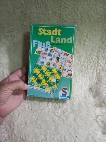 Jogo Antigo Importado Stadt Land Fluß Quick-Quiz (Schmidt Spiele) - Raro