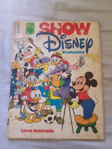 ÁLBUM DE FIGURINHAS SHOW DE PROFISSÕES DISNEY ANOS 70