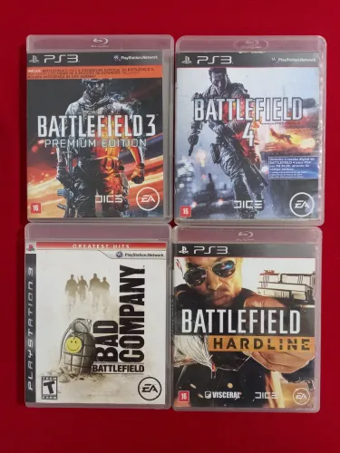 Jogos ps3 - Battlefield - 04 jogos por R$ 155,00