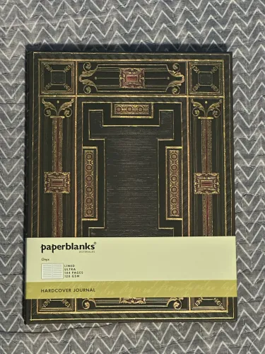 Caderno Paperblanks Onyx - Capa Dura - Tamanho Ultra - Pautado - papel 120g