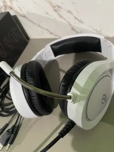 Headset Gamer Havit HV-H2232d Branco RGB - Novo