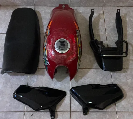 Kit carenagem tanque e banco cg 99