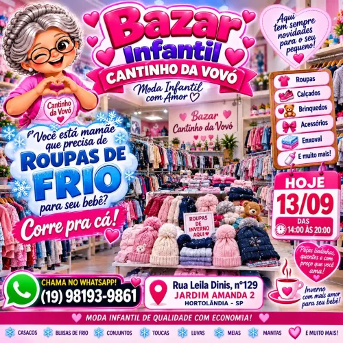 Bazar infantil CANTINHO DA VOVÓ