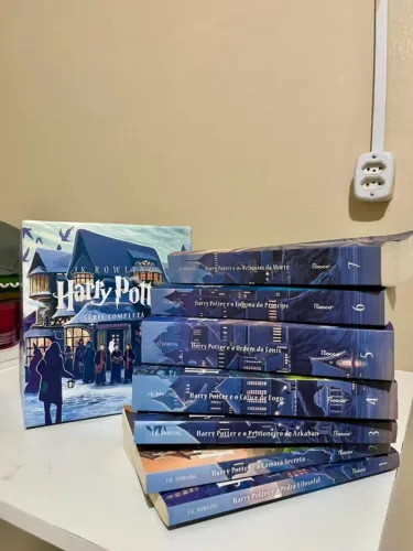 kit de 6 livros harry potter