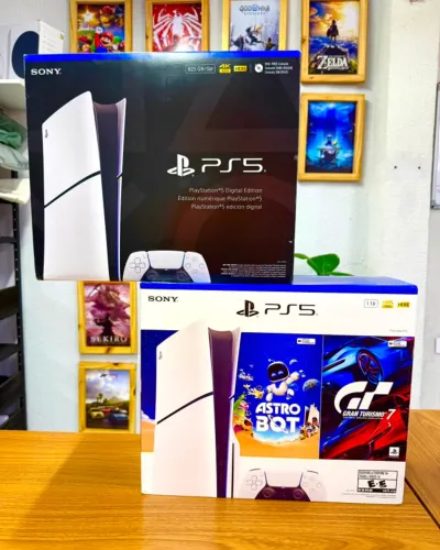 PS5 Slim - NOVOS LACRADOS - Pego PS4