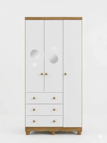 Quarto completo para bebê com berço americano