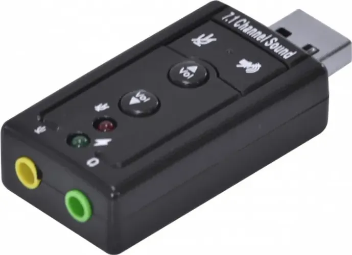 Adaptador Placa de Som Usb 7.1 Cananis Virtual Vinik *ENTREGA GRÁTIS*
