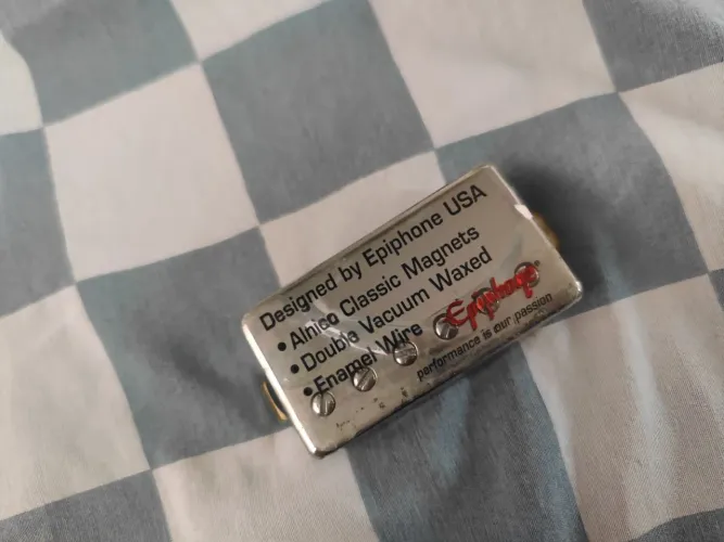 Captador Epiphone humbucker alnico vintage cromado
