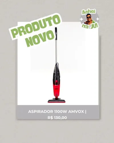 Aspirador Vertical Amvox - Novo/Nunca usado