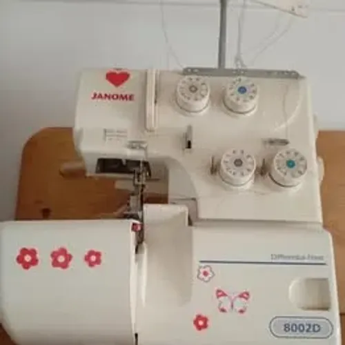 Máquina Costura Overlock Janome 8002D - Revisada / Funcionando