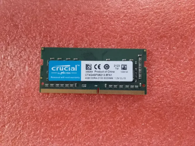 Memória RAM 4GB DDR4-2133 SODIMM Crucial