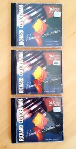 5 CDs Richard Clayderman - Piano & Sentimento