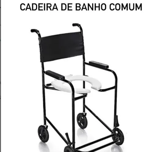 Cadeira de banho comum
