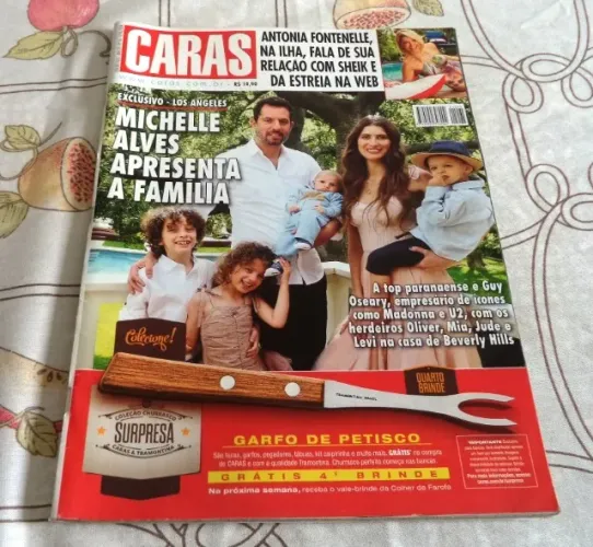 Revista Caras 4 Abril 2014. Capa Michelle Alves E Guy Oseary.  Para Colecionadores.