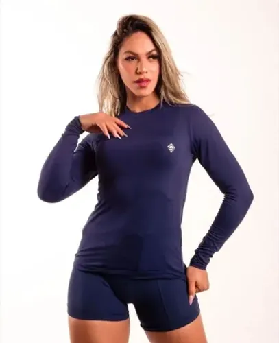 Camisa térmicam uv feminina proteção solar