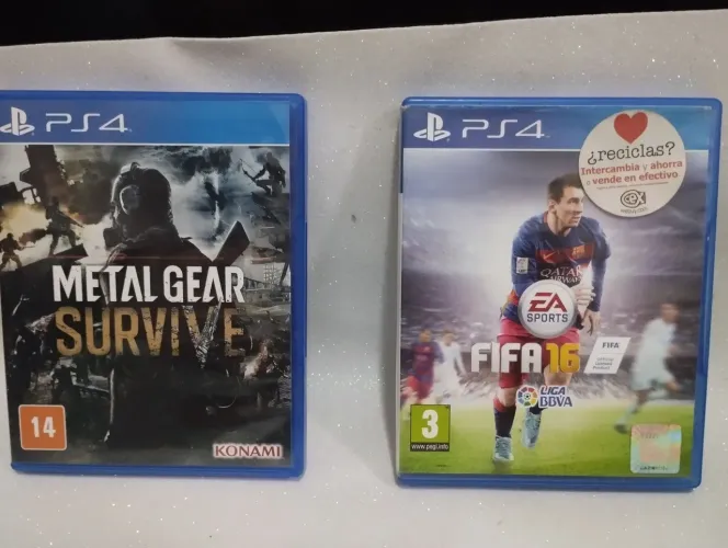 Metal Gear Survive e FIFA 16 - PS4