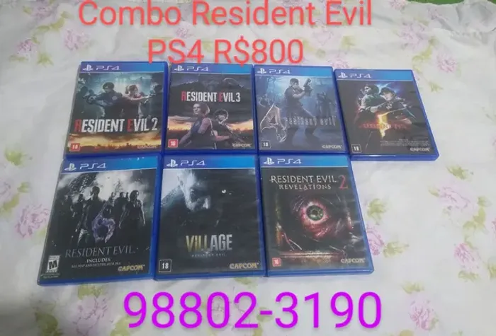 Combo Resident Evil PS4