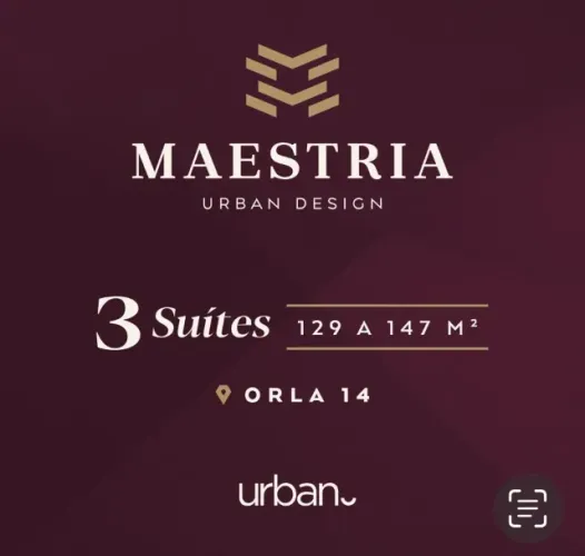 Lançamento em Palmas Maestria na orla 129 a 147 m