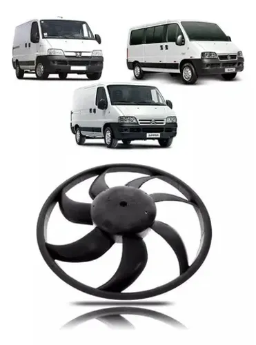 Ventoinha Pequena Sem Motor - Ducato 2.3 2010 Até 2017