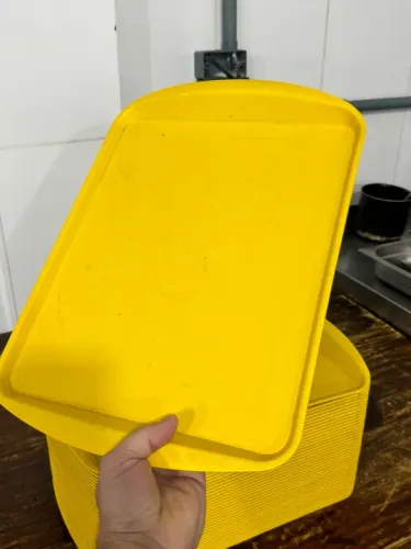 Bandeijas de lanchonete, hamburgueria
