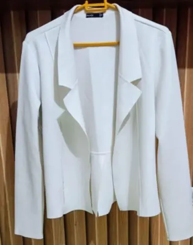 Blazer branco em neoprene de qualidade - Tamanho G
