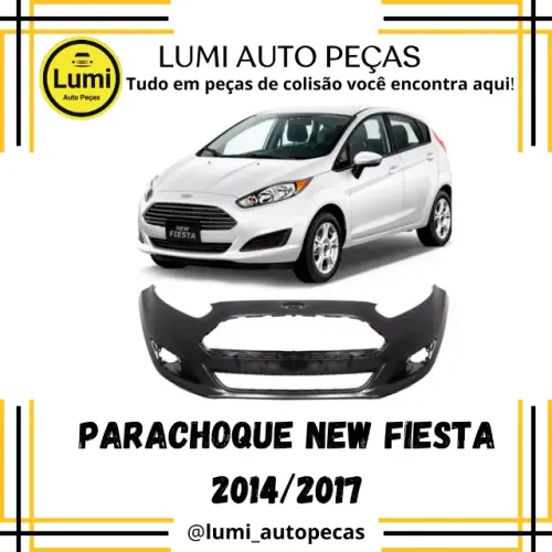 Parachoque New Fiesta 14/17 - NOVO